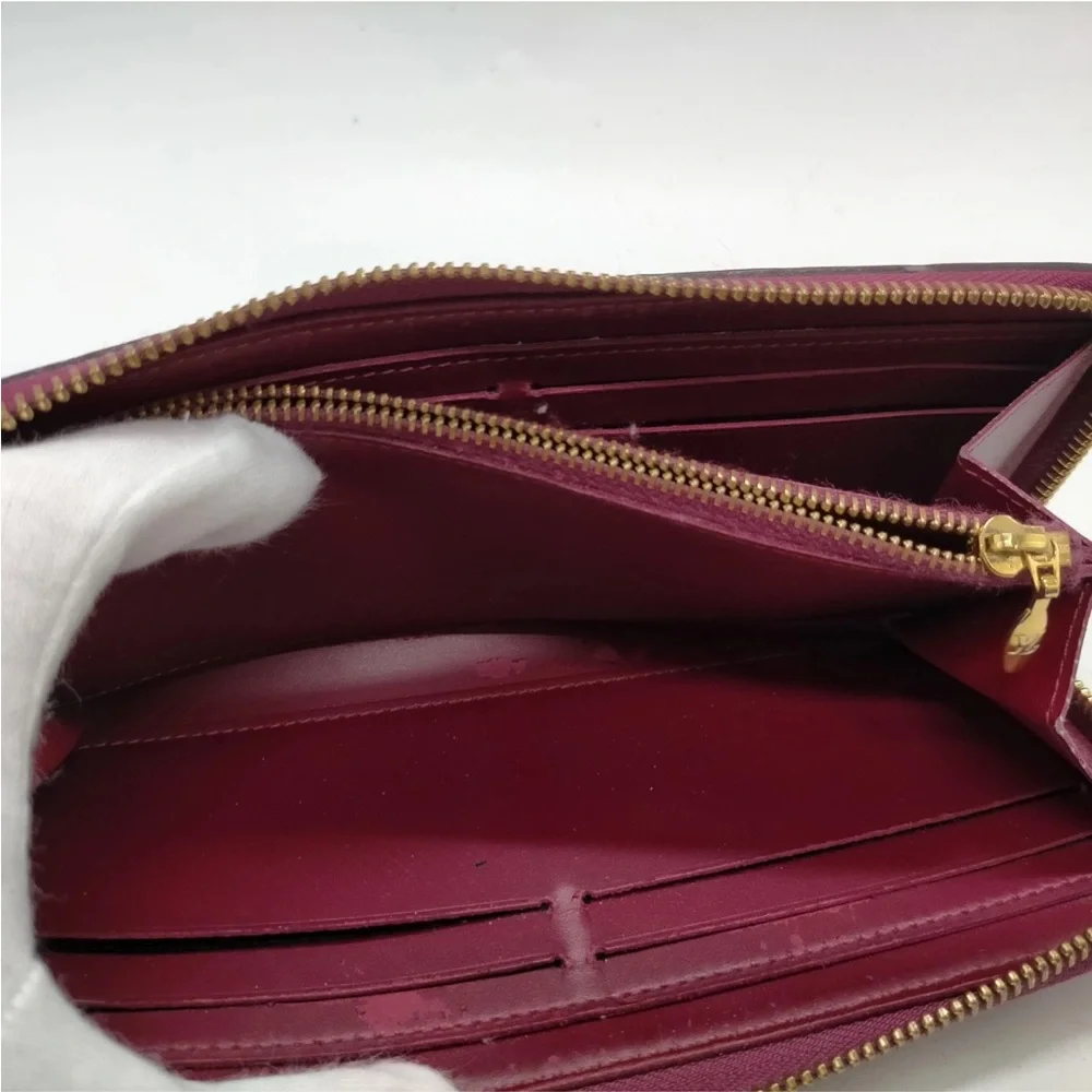 Louis Vuitton Cherry Red Embossed Wallet - Picture 7 of 9